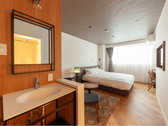 ■紬 TSUMUGI■　コンパクトな客室ですが、シンプルな内装で快適さを追求。